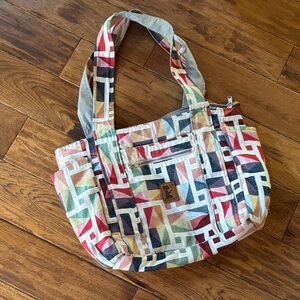 New Hope Girls Handmade Colorful Geometric Tote Bag